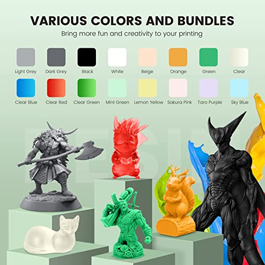 [Get 5 for the Price of 4] 1000g Standard Resin, Water-wash Standard Resin and Standard Plus Resin