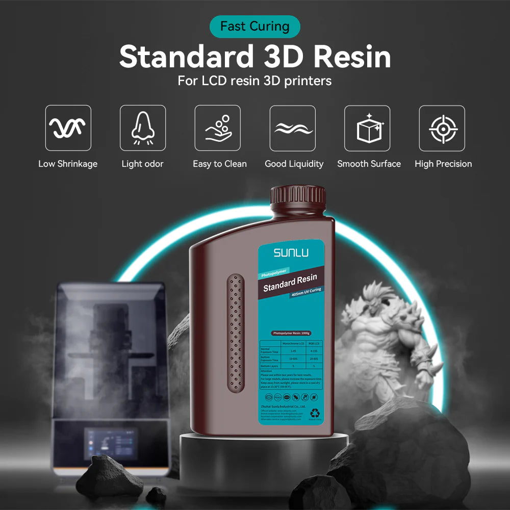 [Get 3 for the Price of 2] 4000G Standard Resin and Waterwash Standard Resin